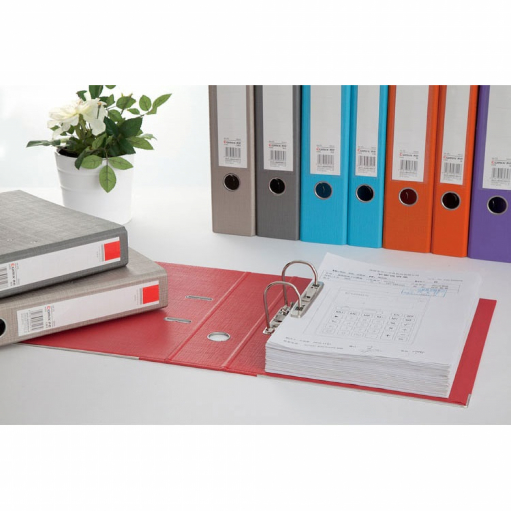 Папка - реєстратор Comix А4, 50 мм, PP, двостороння, чорний (FOLD-COM-A305-B) - изображение 3