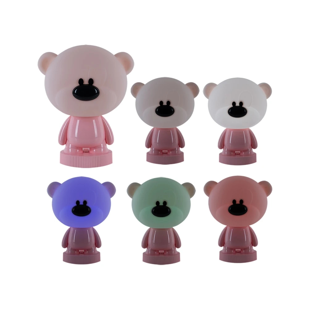 Нічник Kite Світильник LED з акумулятором Bear, рожевий (K24-490-2-2) - зображення 4