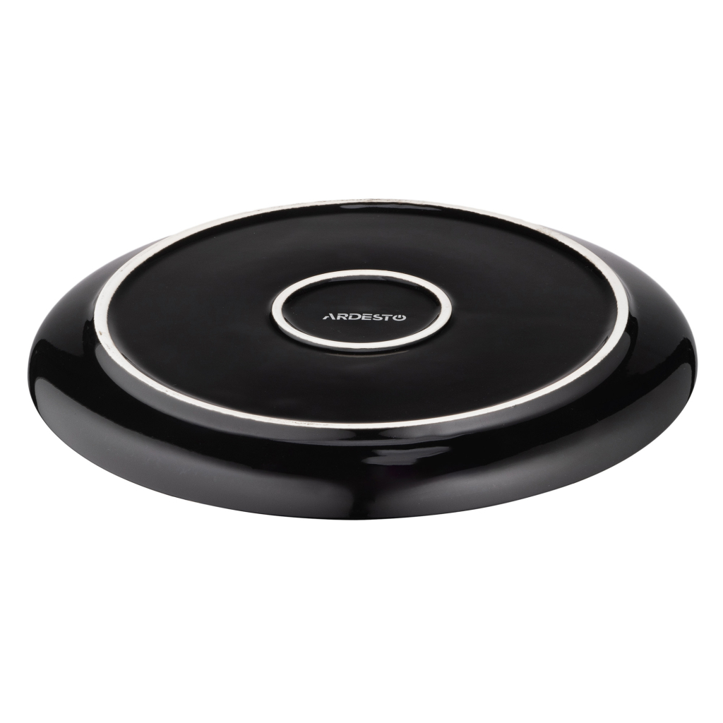 Тарілка Ardesto Andria, 20.1см, кераміка, синьо-сірий (AR2920AB) - зображення 5