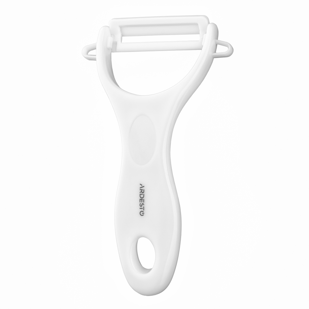 Овочечистка Ardesto Fresh, кераміка, пластик, білий (AR8340W) - зображення 1
