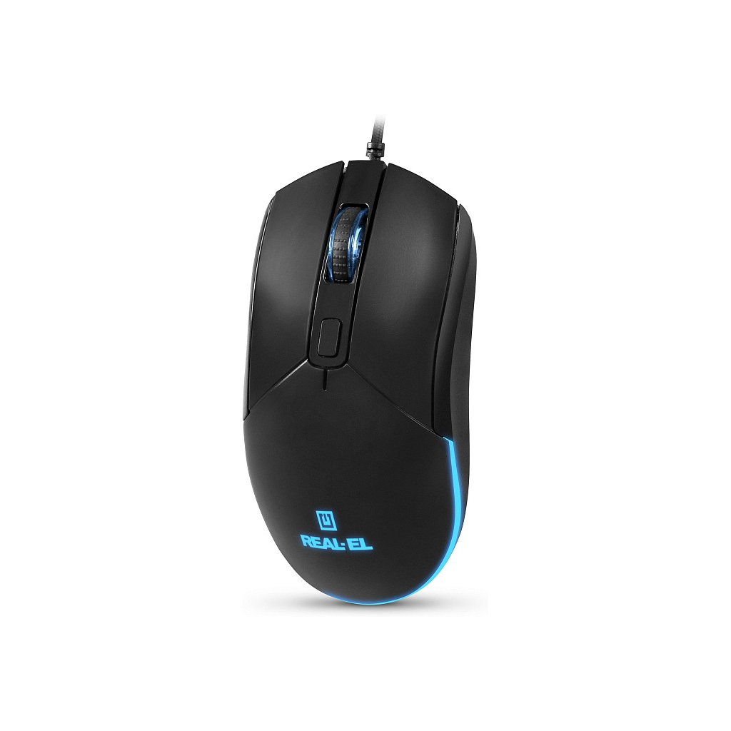Мишка REAL-EL RM-515 USB Black (EL123200059) - зображення 6