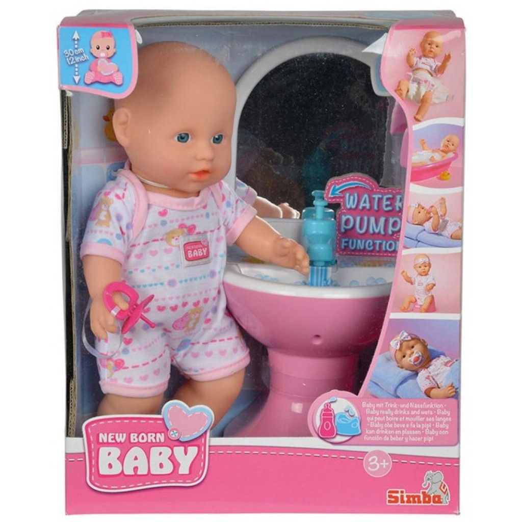 Лялька Simba Пупс NBB Ванна кімната 30 см (5036467) - зображення 2