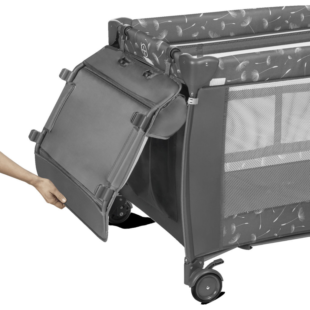 Дитячий манеж Lionelo Sven Plus Grey Concrete (LO-SVEN PLUS GREY CONCRETE) - изображение 8