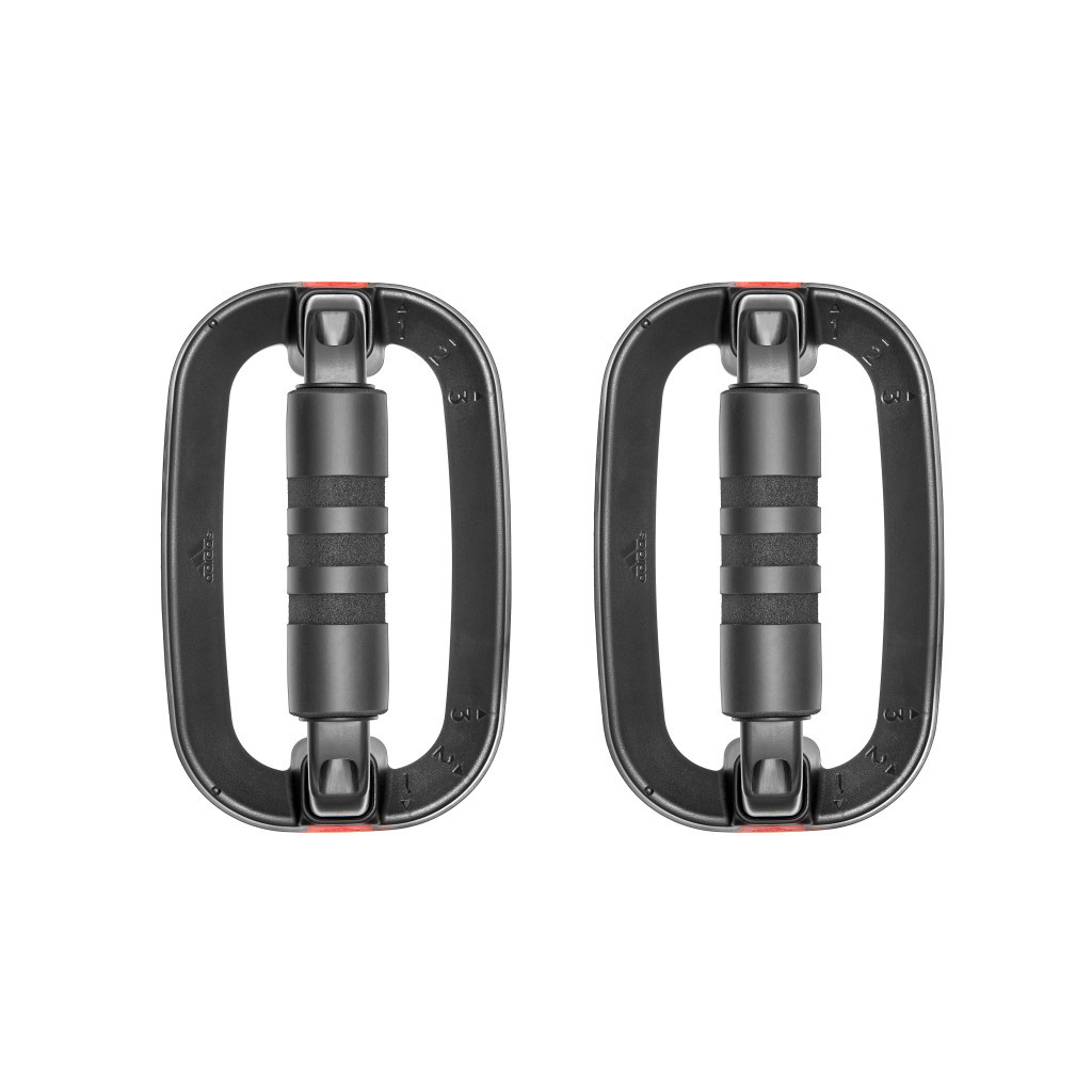 Упори для віджимань Adidas Performance Push Up Bars ADAC-12232 Чорний/Червоний (885652021579) - зображення 9