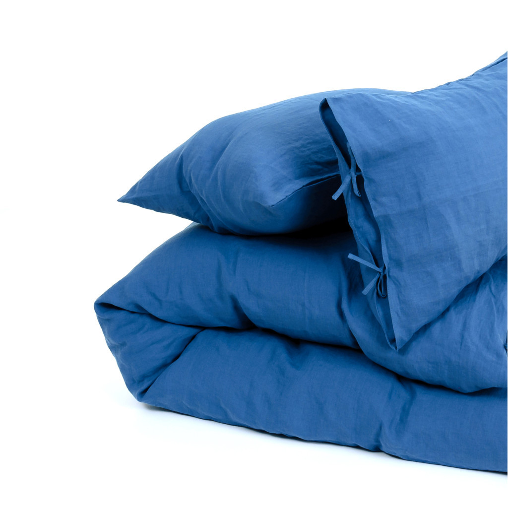 Постільна білизна MirSon Льон Bluebottle 2х160х220 (2200005371541) - изображение 6