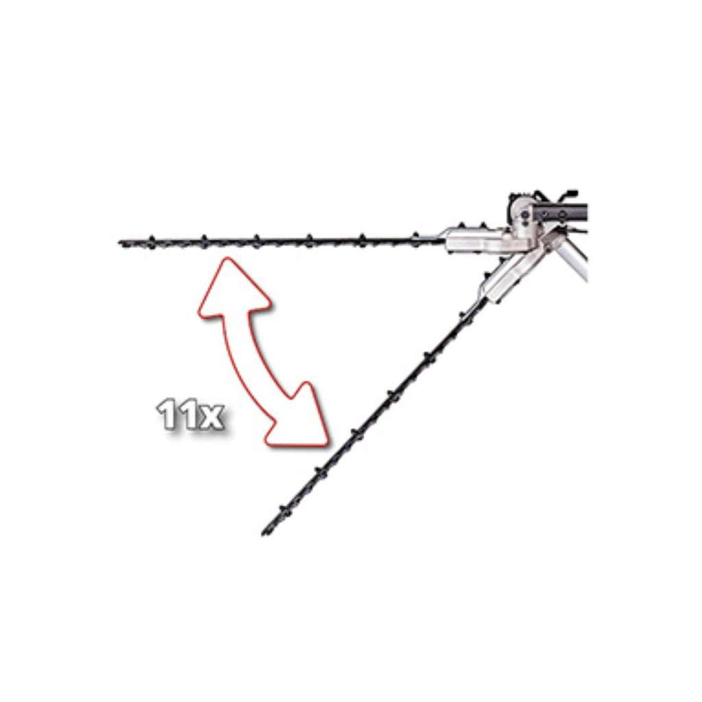 Кущоріз Einhell телескопічний GC-HH 9046, 900Вт, 460мм, крок 20мм, штанга 1.97-2.6м (3403880) - зображення 3