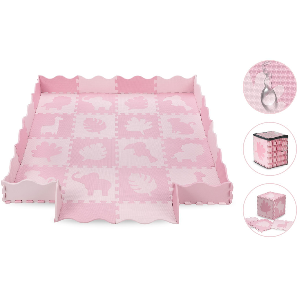 Дитячий килимок MoMi пазл Zawi 150 х 150 см Pink (MAED00012) - зображення 5