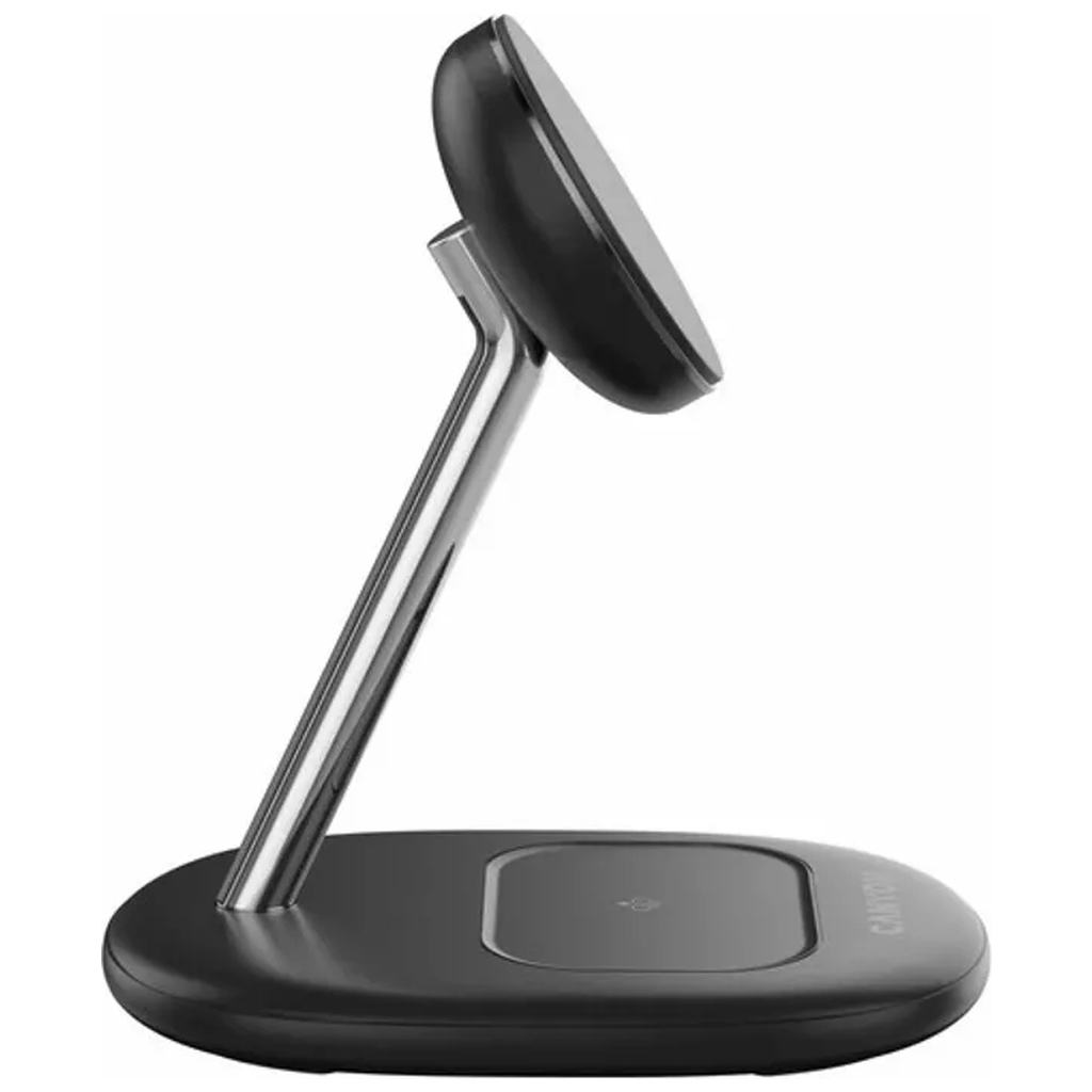 Зарядний пристрій Canyon wireless charger WCS-205 15W Qi2 2in1 w/o adapter Black (CNS-WCS205BW/A) - изображение 4