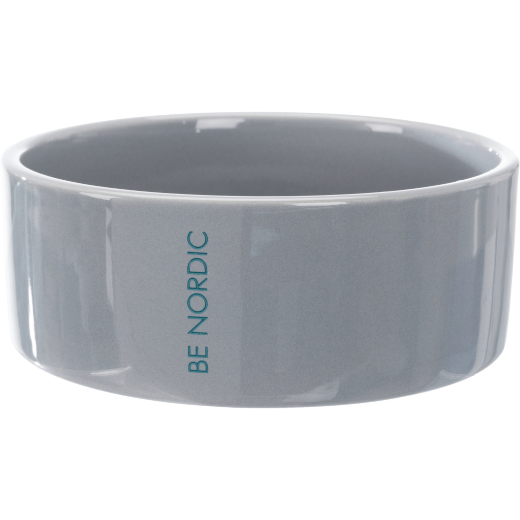 Посуд для собак Trixie Миска керамічна BE NORDIC 300 мл/12 см (сіра) (4011905243535) - зображення 2