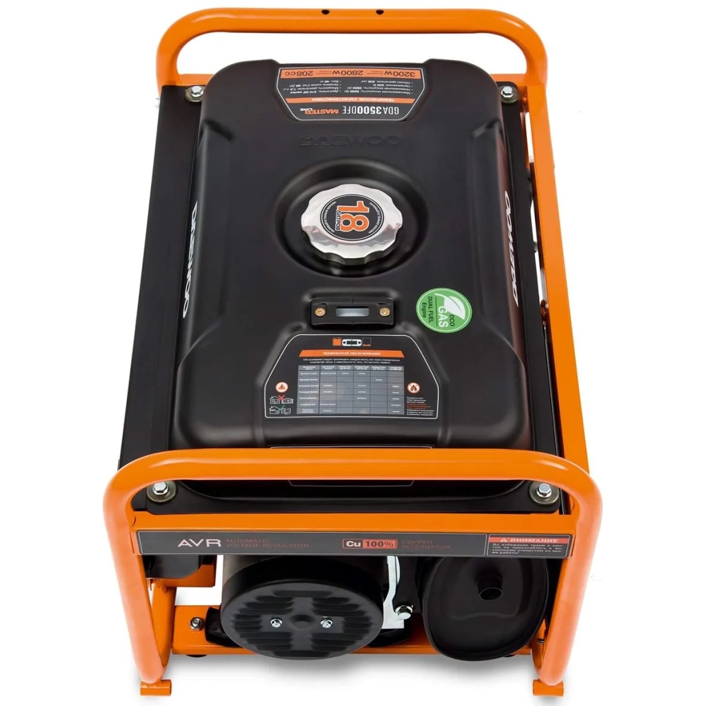 Генератор Daewoo GDA3500DFE 3.2kW Gasoline + LPG - зображення 3