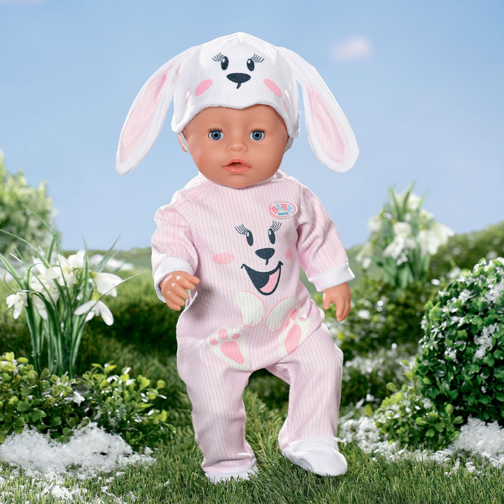 Аксесуар до ляльки Zapf Набір одягу Baby Born Милий зайчик (834473) - зображення 4