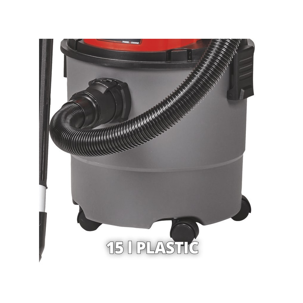 Пилосос будівельний Einhell TC-VC 18/15 Li-Solo (без АКБ та ЗП) (2347145) - изображение 3