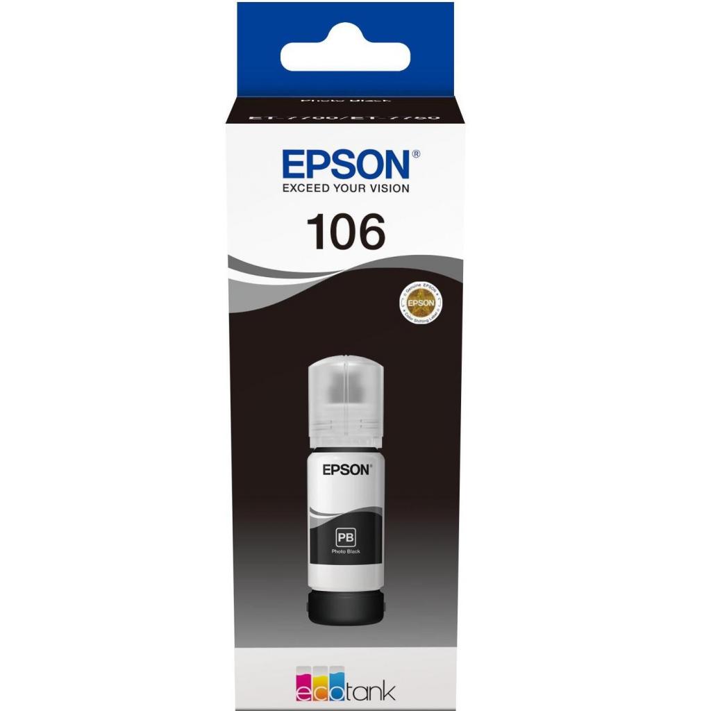 Контейнер з чорнилом Epson 106 black (C13T00R140) - зображення 1