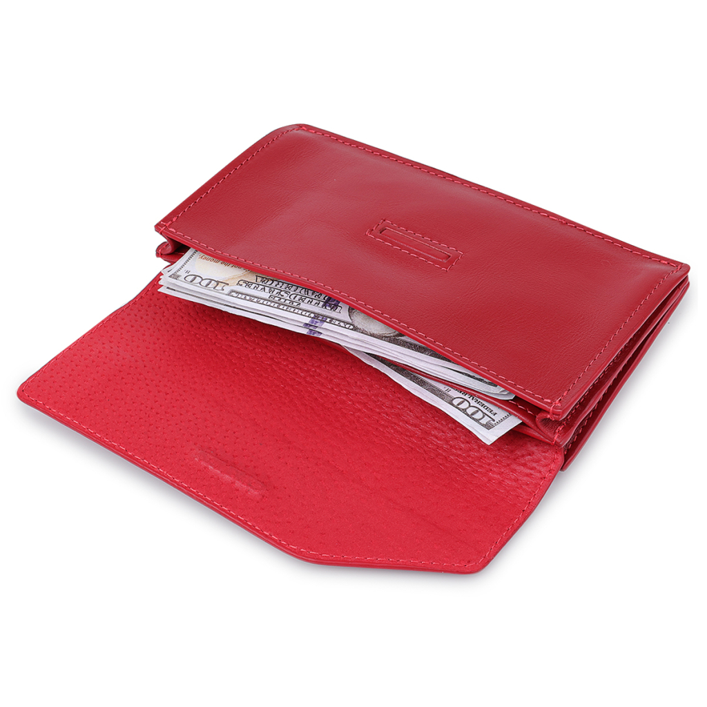Гаманець Grande Pelle Червоний (11550) - зображення 6