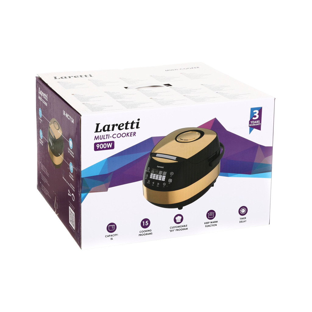 Мультиварка Laretti LR-MC7134 - зображення 10