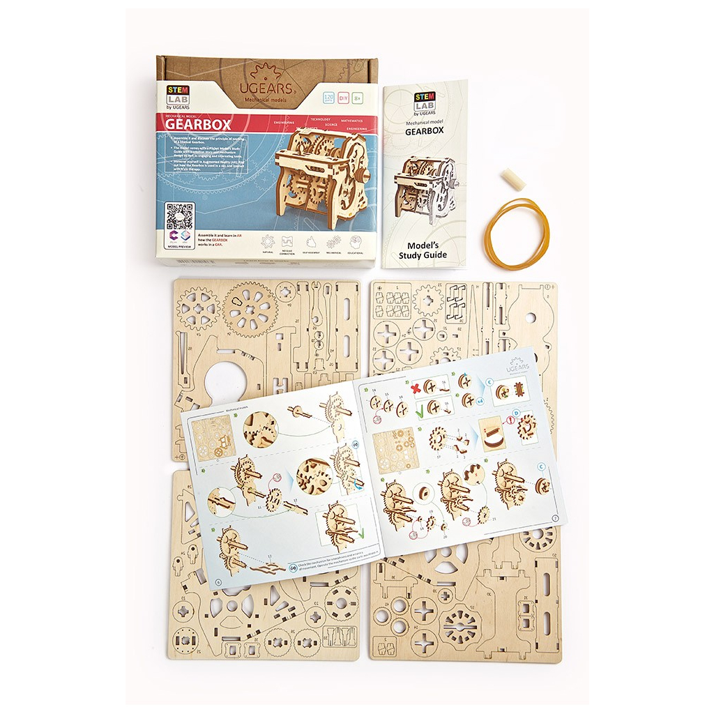 Конструктор Ugears Коробка передач (70131) - зображення 8