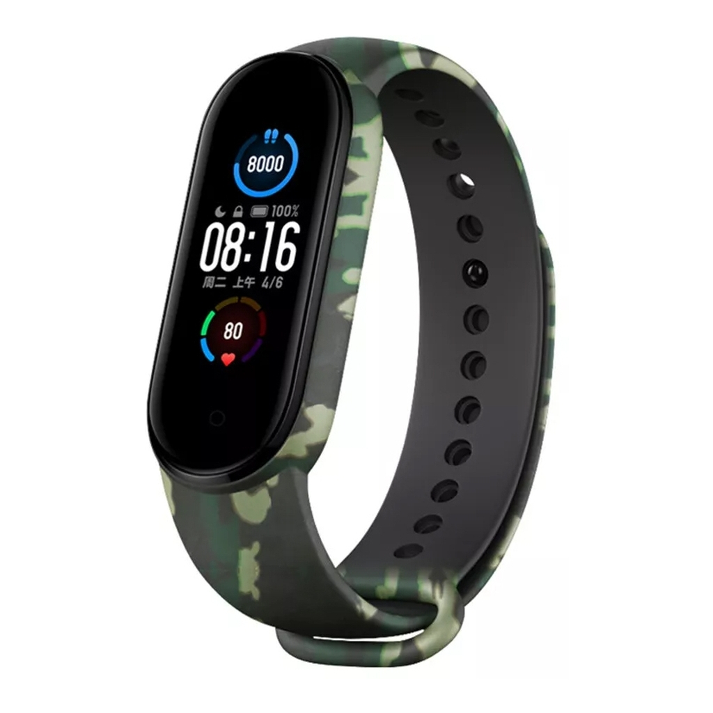Ремінець до фітнес браслета Armorstandart для Xiaomi Mi Band 7/6/5 New Style Khaki Green (ARM80991) - зображення 1