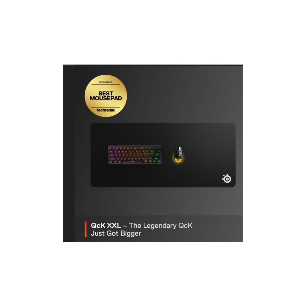 Килимок для мишки SteelSeries Qck XXL Black (63429) - зображення 4