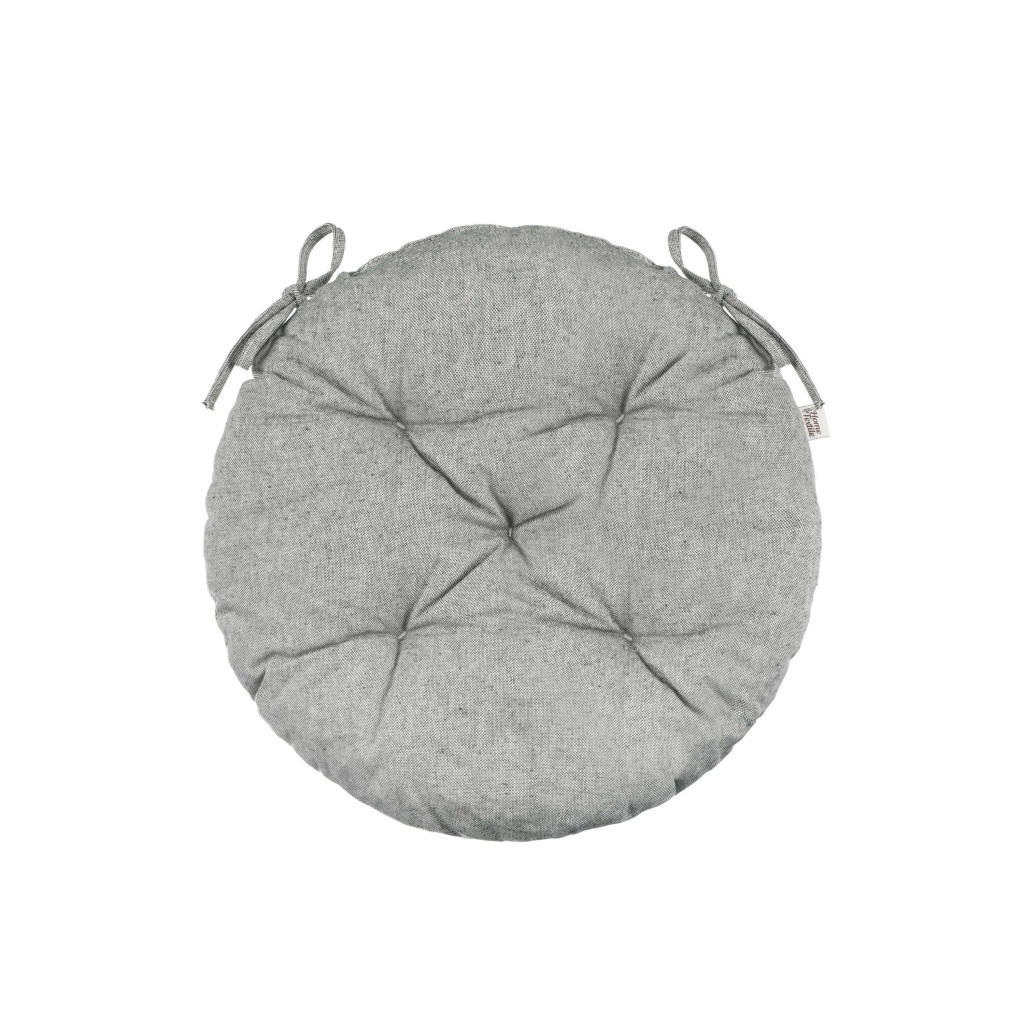 Подушка на стілець Ardesto Oliver зелений, D-40см 100% бавовна (ART03OG) - зображення 5