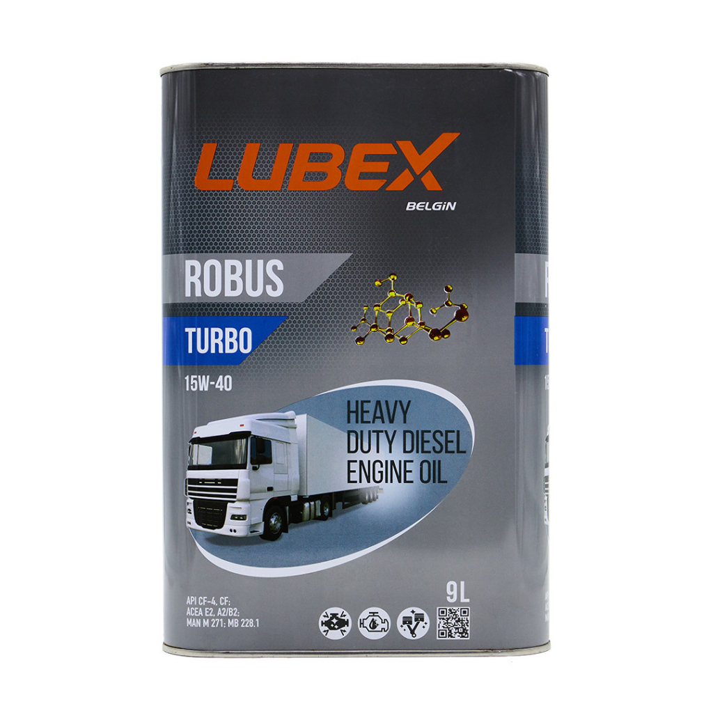 Моторна олива LUBEX ROBUS TURBO 15W40 9л - зображення 2