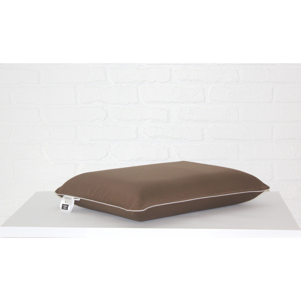 Подушка MirSon ортопедична 6057 Delicate satin Cacao Men 59х43х12 (2200003261806) - зображення 3