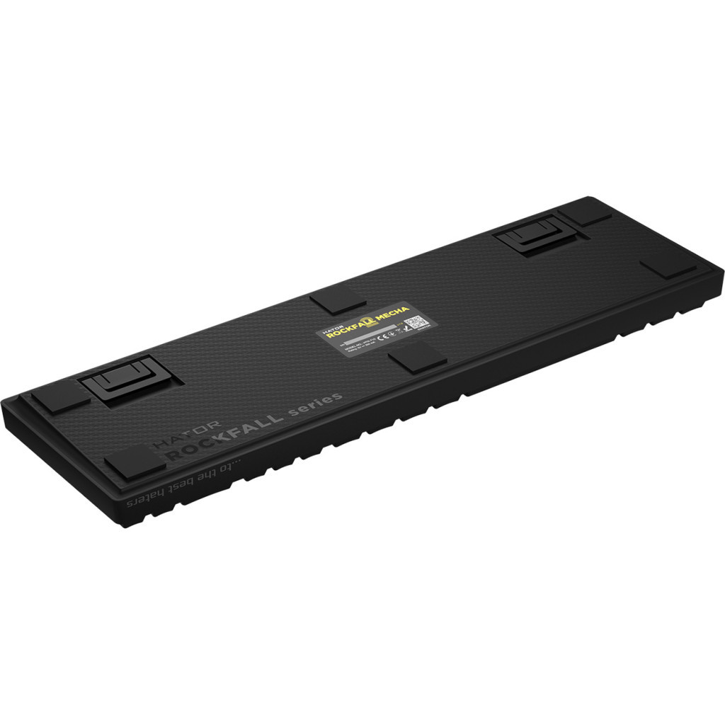 Клавіатура Hator Rockfall 2 Mecha Orange USB Black (HTK-710) - зображення 5