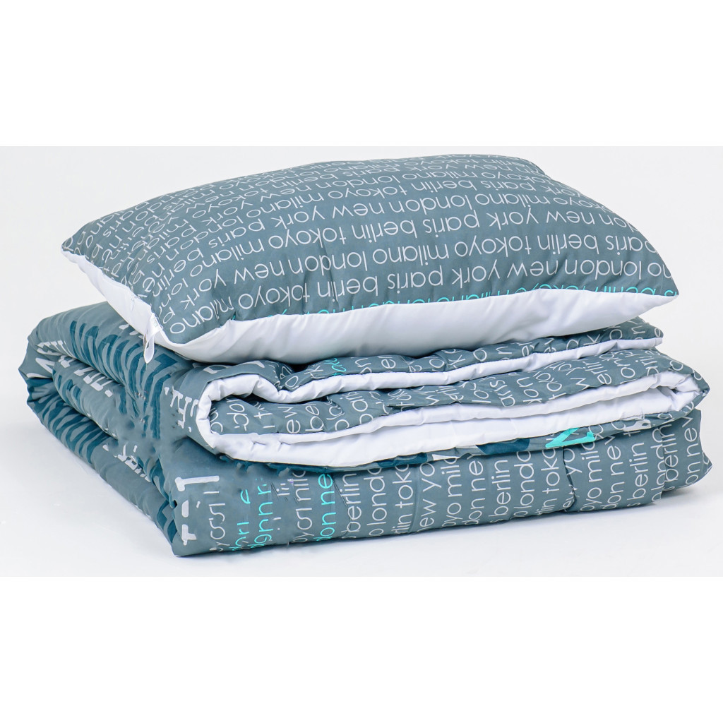 Ковдра MirSon Набір антиалергенний BamBoo Зима №3626 Print Line Mabel + подушка середня 172х205+50х70 (2200004839691) - зображення 2