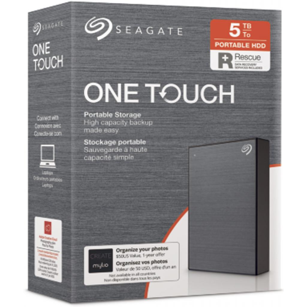 Зовнішній жорсткий диск 2.5" 5TB One Touch USB 3.2 Seagate (STKC5000404) - зображення 8