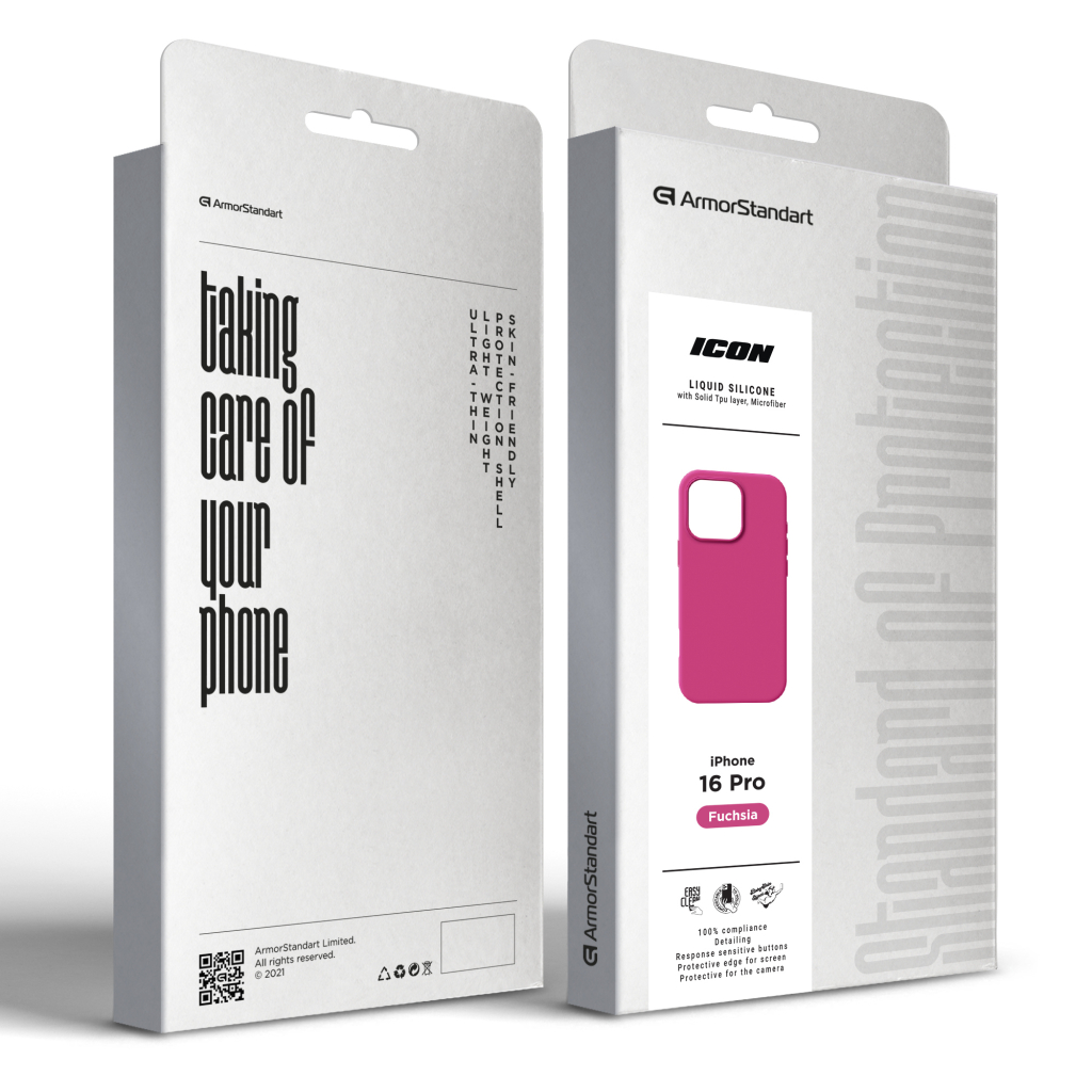 Чохол до мобільного телефона Armorstandart ICON2 MagSafe Apple iPhone 16 Pro Fuchsia (ARM81319) - зображення 10