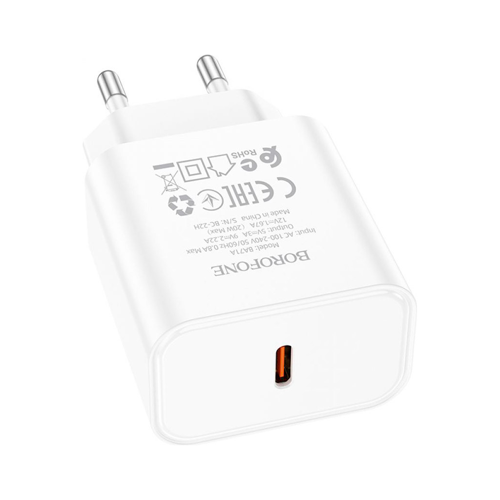Зарядний пристрій BOROFONE BA71A Power White (BA71AW) - зображення 2