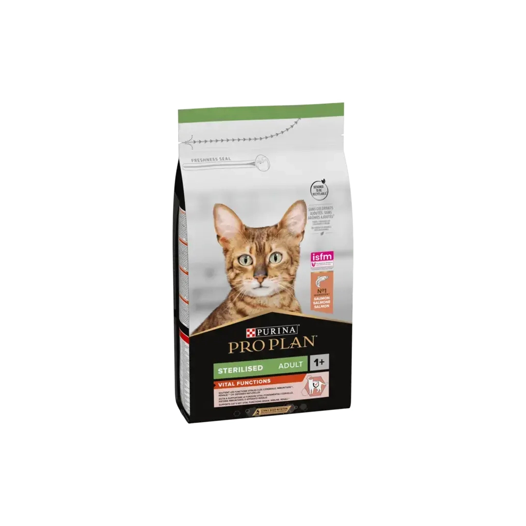 Сухий корм для кішок Purina Pro Plan Sterilised Adult 1+ з лососем 1.5 кг (7613036517362) - зображення 3