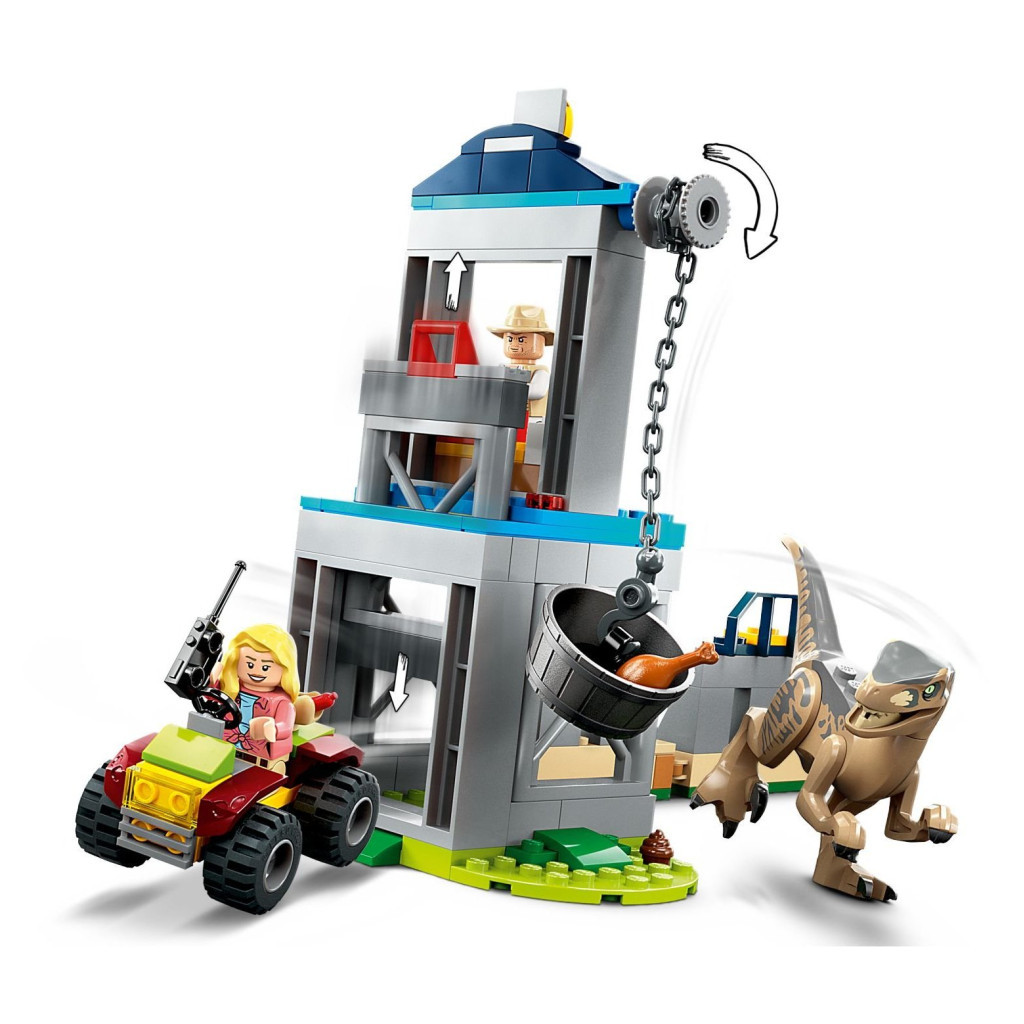 Конструктор LEGO Jurassic Park Втеча велоцираптора (76957) - зображення 4