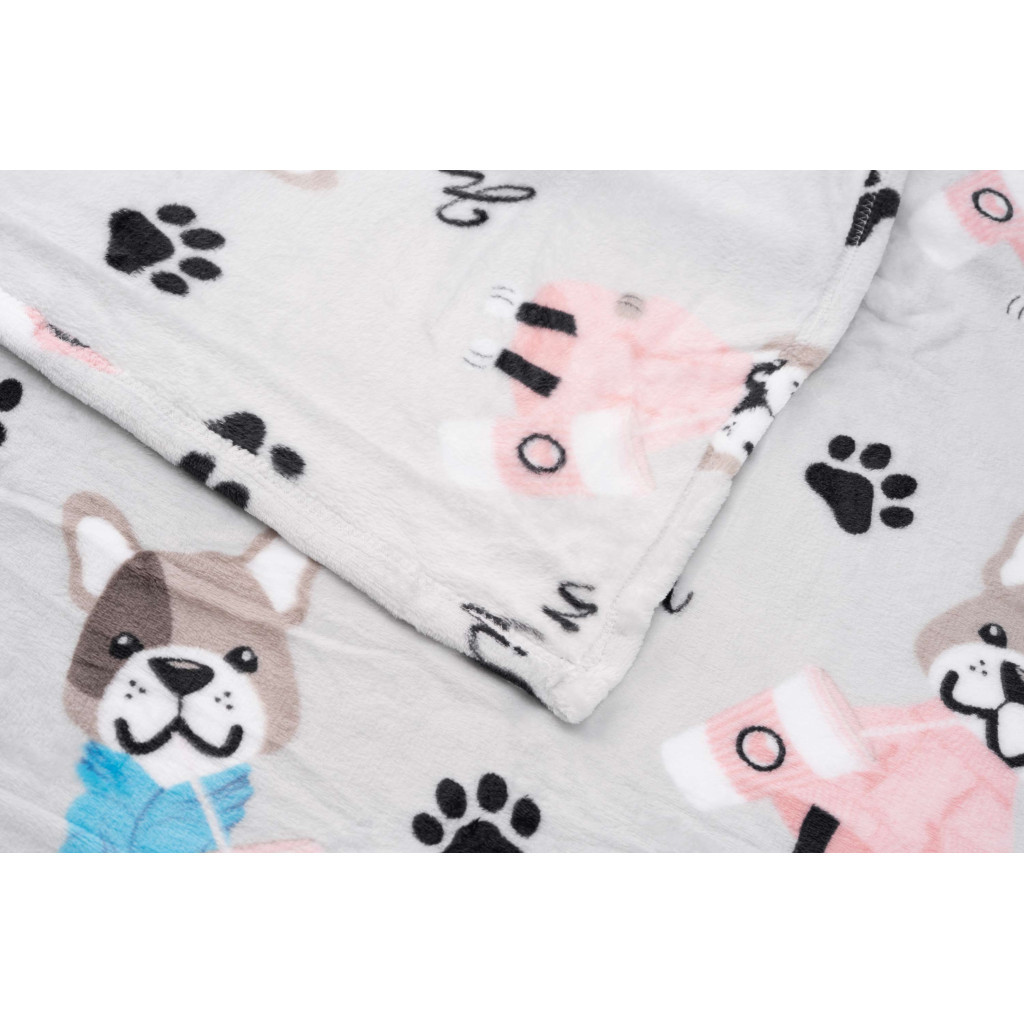 Плед Ardesto Flannel бульдоги 160х200 см (ART0112PB) - изображение 11