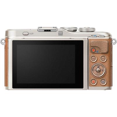 Цифровий фотоапарат Olympus E-PL9 14-42 mm Pancake Zoom Kit brown/silver (V205092NE000) - зображення 3