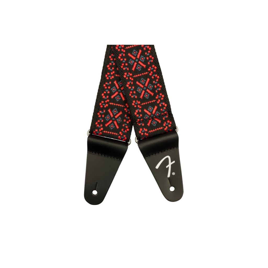 Ремінь для гітари Fender Strap 2" Pasadena Woven Lattice Red (236935) - зображення 2