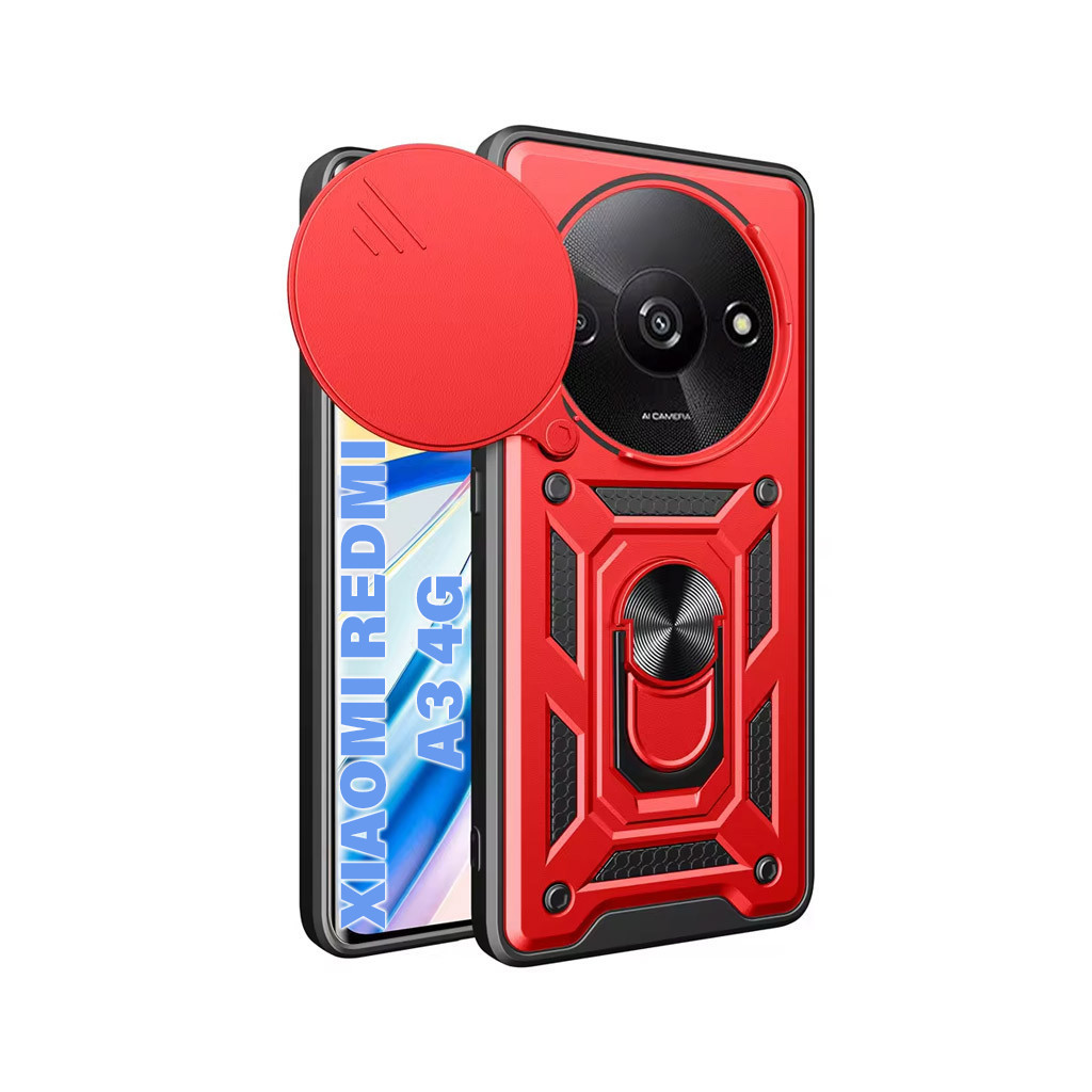 Чохол до мобільного телефона BeCover Military Xiaomi Redmi A3 4G Red (711322) - зображення 1