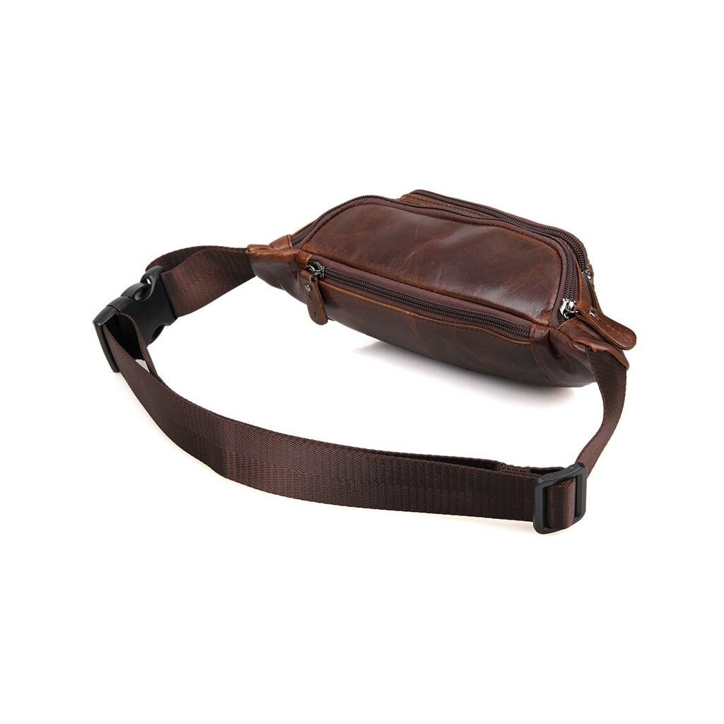 Сумка Vintage Поясна Коричнева (14422) - зображення 6