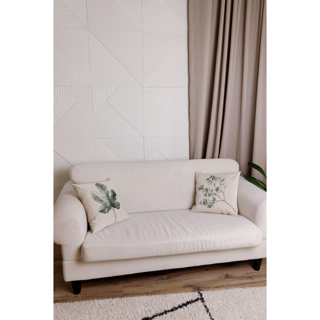 Подушка Прованс гобеленова декоративна Гілка Евкаліпту 45х45 см (035500) - зображення 3