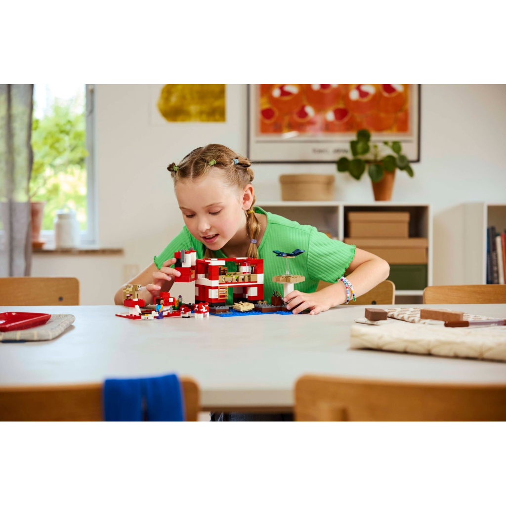 Конструктор LEGO Minecraft Грибний будинок (21270) - зображення 7