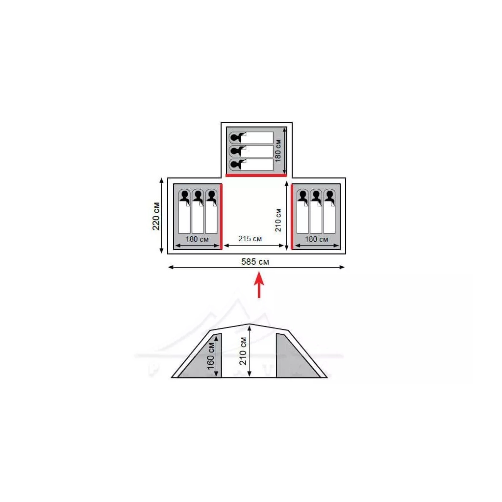 Намет Tramp Brest 9 v2 (UTRT-084) - изображение 3