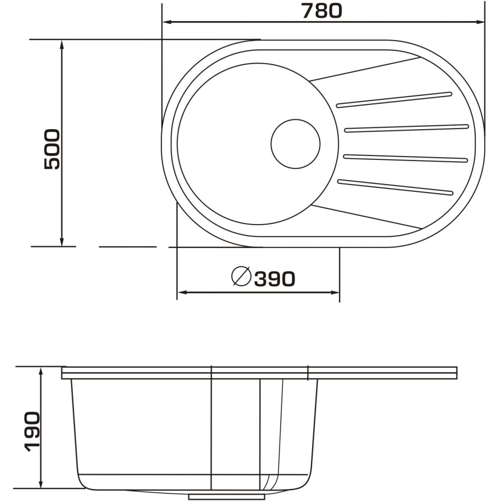 Мийка кухонна GRANADO MURCIA gris - зображення 6