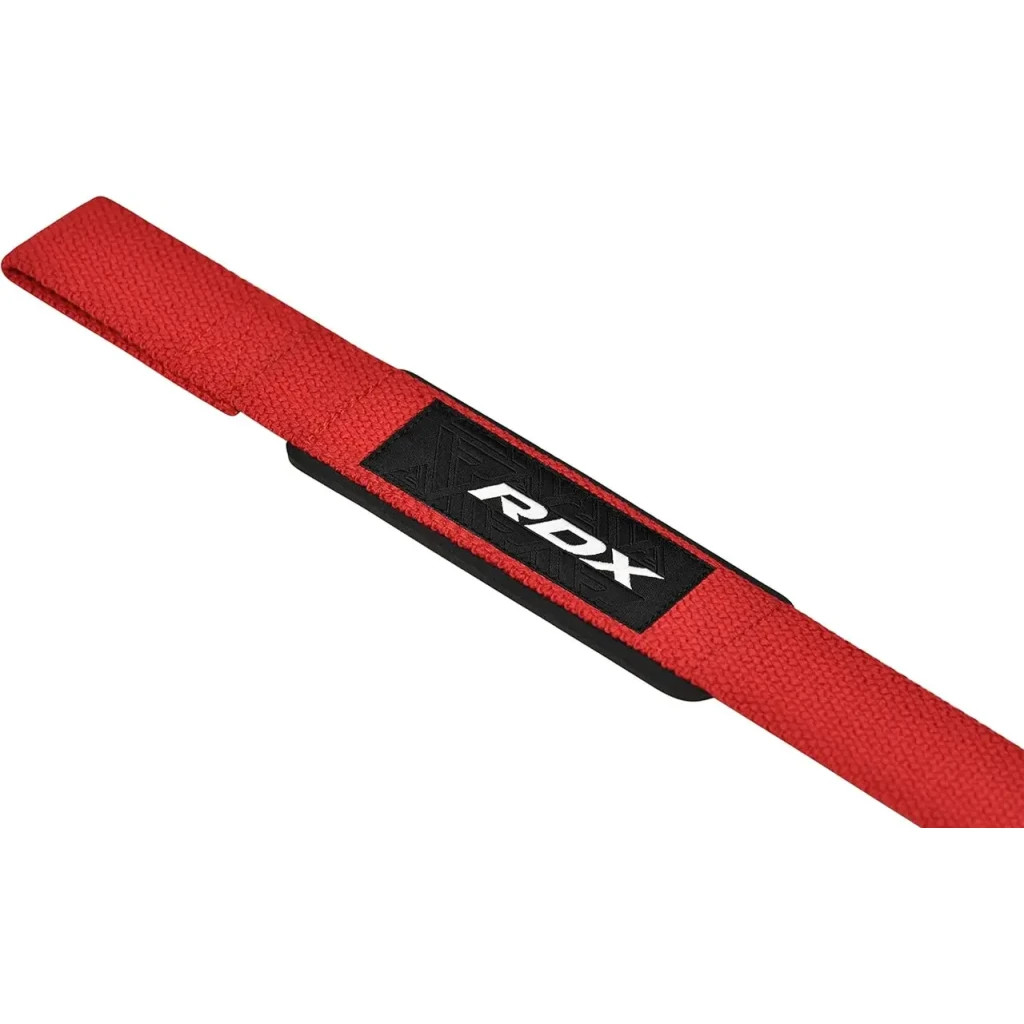 Кистьові лямки RDX W1 Gym Single Strap Red Plus (WAN-W1R+) - зображення 3