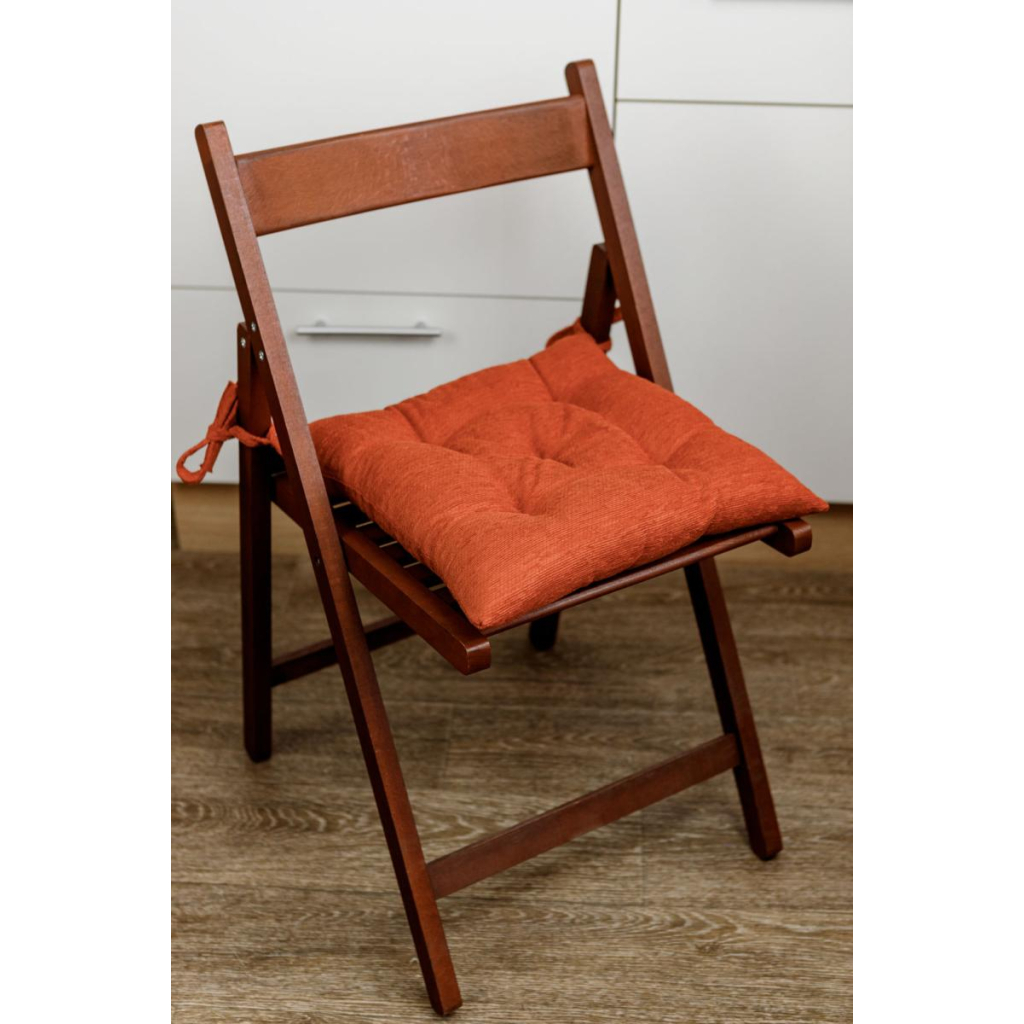 Подушка на стілець Прованс CHENILLA Оранж 40х40 (034841) - зображення 3