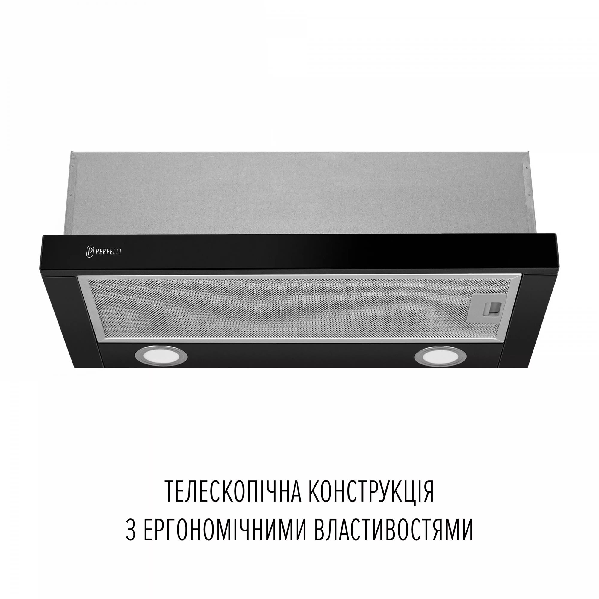 Витяжка Perfelli TL 6622 BL 1000 LED - изображение 2