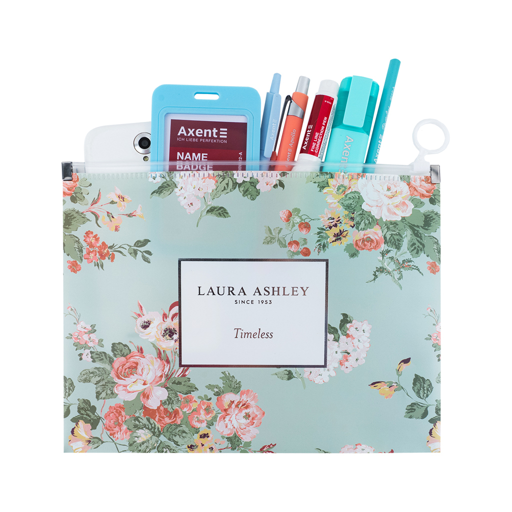 Папка на блискавці Axent zip-lock А5 Laura Ashley, Timeless (1498-32-A) - изображение 3