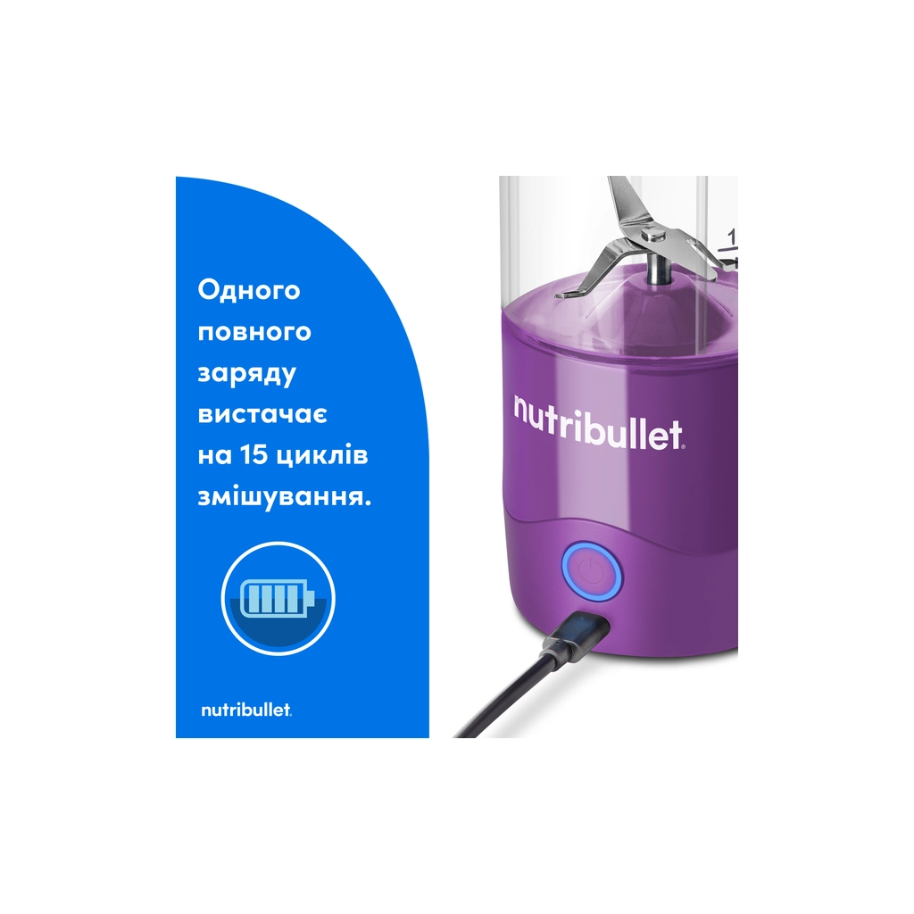 Блендер NUTRIBULLET NBP003PU - зображення 3