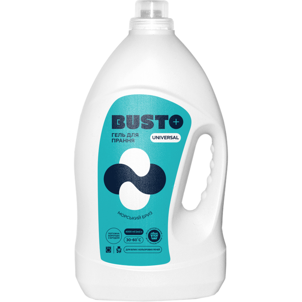 Гель для прання Busto Universal Морський бриз 4 л (4820178065481) - зображення 1