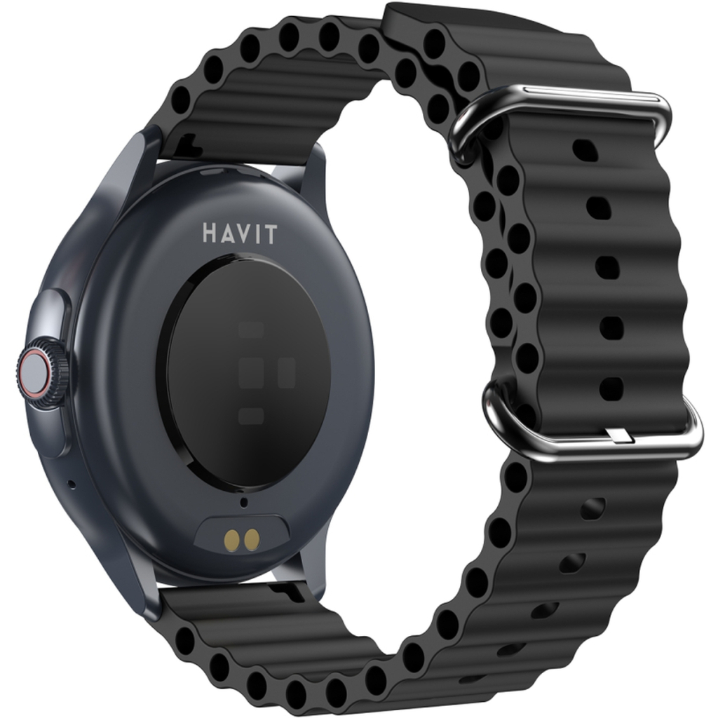 Смарт-годинник Havit HV-M9046 IP68 Bluetooth Call Black (HV-M9046 Black) - зображення 5