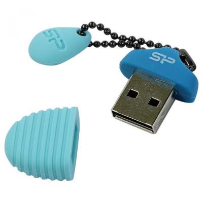 USB флеш накопичувач Silicon Power 8GB Touch T30 Blue USB 2.0 (SP008GBUF2T30V1B) - изображение 3