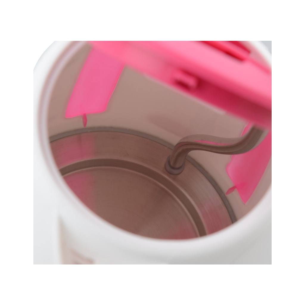 Електрочайник Saturn ST-EK8435U White/Pink - зображення 5